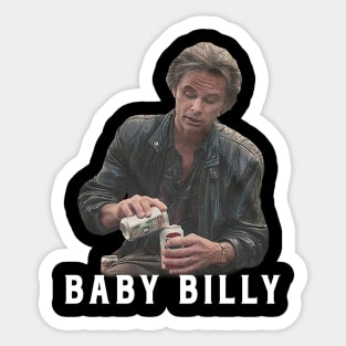 Cool Baby Billy Drink Beer Sticker